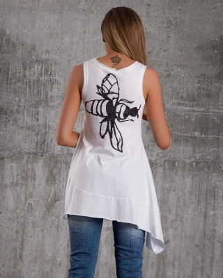 Φανέλακι Free Spirit, άσπρο  Χρώμα