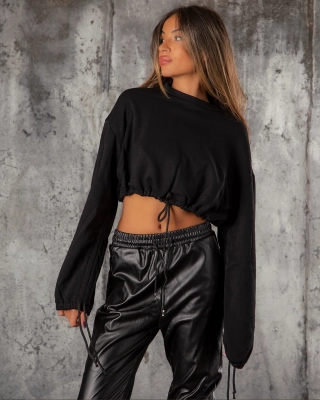 Περικομμένη κορυφή Urban Doll, Μαυρος Χρώμα