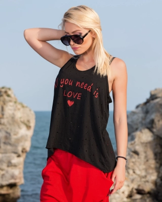 Φανέλακι All You Need, Μαυρος Χρώμα
