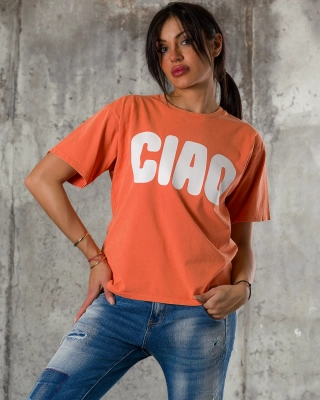 Тениска Ciao, Оранжев Цвят