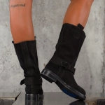 Ботуши Elmira, Черен Цвят