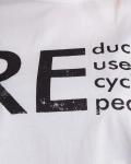 Μπλουζάκι Recycle, Εκρού Χρώμα