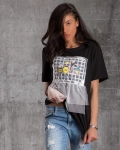 Τούλι T-shirt Elegancia, Μωβ Χρώμα