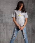 Τούλι T-shirt Elegancia, Μωβ Χρώμα