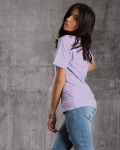 Τούλι T-shirt Elegancia, Μωβ Χρώμα