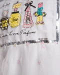 Τούλι T-shirt Elegancia, Μωβ Χρώμα