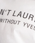 Κοντομάνικη μπλούζα Ain't Laurent, άσπρο  Χρώμα