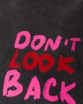 Тениска Don't Look Back, Черен Цвят