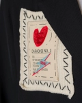 Сако Love Script, Черен Цвят