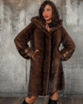 Палто Daya, Кафяв Цвят
