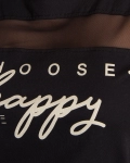 Φόρεμα Choose Happy, Μαυρος Χρώμα
